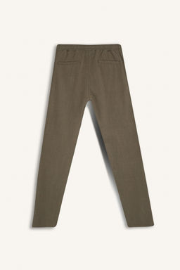 %100 Pamuk Relax Fit Rahat Kesim Yazl_k M_slin K_sa Pa_a Jogger Pantolon