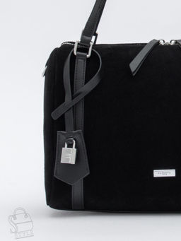 Сумка женская кожаная 8023-1S black Velina Fabbiano-Safenta