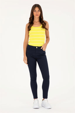 U. S. Polo Assn / Женская неоново-желтая футболка с круглым вырезом - U.s. polo assn фото 4