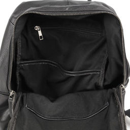 Мужской кожаный дорожный рюкзак 9197 Блек - Dff фото 4