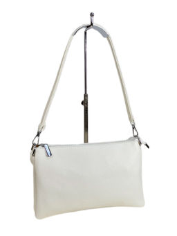 Женская сумка из искусственной кожи, цвет белый