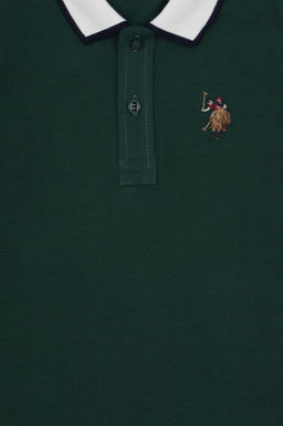 Erkek _ocuk Koyu Ye_il Basic Sweatshirt Sepette S_rpriz _ndirim - U.s. polo assn фото 3