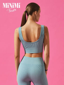 Mi 1141AS Fresh Майка Кроп Топ (кашкорсе), PA - nebbia - Minimi фото 4