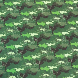 Цена за 10 шт. Бумага упаковочная глянец Камуфляж, 70?100 см