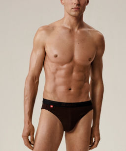 ATLANTIC 5SMP-004 Трусы спорт Solid - набор (5 шт.) коричневый + графитовый + черный + фиолетово-серый + каберне фото 2