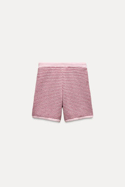 HIGH-WAIST KNIT SHORTS - Zara фото 5