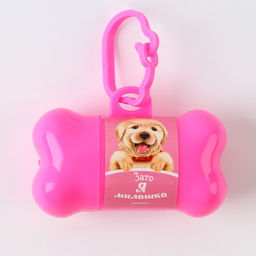 Контейнер с пакетами для уборки за собаками Я милашка (рулон 15 шт) - Пушистое счастье фото 7