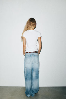 WASHED-EFFECT T-SHIRT - Zara фото 4