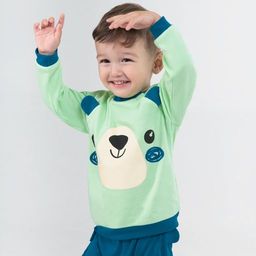 CRB wear/CWNB 62832-37-285 Джемпер для мальчика, светло-зеленый/Ex.Cherubino фото 2