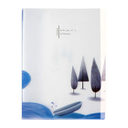 Папка формат А4, с 30 прозрачными файлами Река, МИКС - Calligrata фото 4
