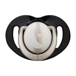 Двойная ортодонтическая пустышка с боксом для хранения 6+, Pearl & Black / Day & Night 2 шт 7124593 - Mamajoo фото 2