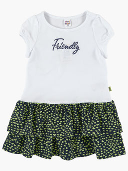 Платье для девочки UD 0797 белый/клевер - Mini maxi фото 4