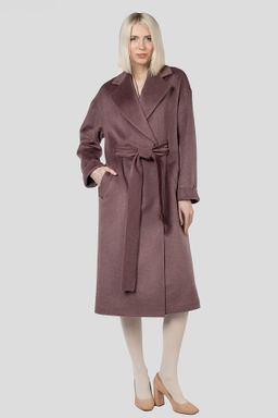 Пальто женское демисезонное (пояс) - El podio фото 9