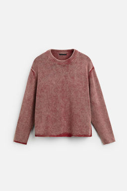 FADED TEXTURED SWEATER - Zara фото 7