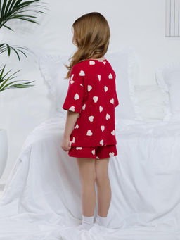 Пижама Crockid МП 1655-1 красная хлопок фото 8