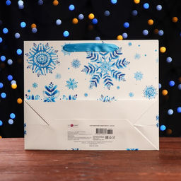 Пакет подарочный Зимняя сказка ,люкс 32 х 26 х 12 см - Simaland фото 2