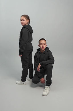 Детский костюм из футера с начесом Happyfox