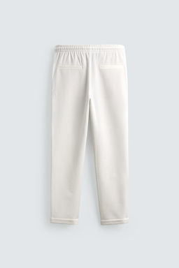 PANTAL?N CINTURA JOGGER EASY CARE / Blanco roto - Zara фото 8
