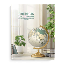 Дневник школьный 1-4 класс арт. 69703 ГЛОБУС / твёрдый переплёт 7БЦ, А5+, 48 л., глянцевая ламинация