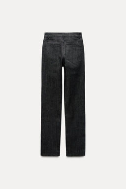ZW COLLECTION SLIM FIT MID-RISE JEANS - Zara фото 8