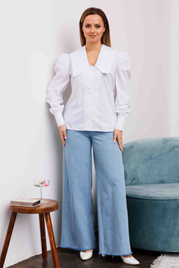 Блуза AURA 2143-176 белый  фото 5