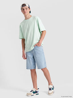 Erkek ?ocuk Jean Bermuda ?ort