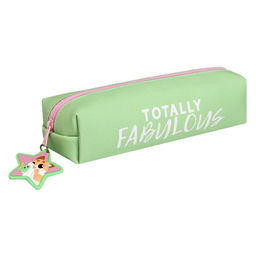 Пенал школьный Феникс+, арт.68971/ 24 КОТИК С ТЕЛЕФОНОМ 20,5х5х4 см, искусственная кожа, молния, циф