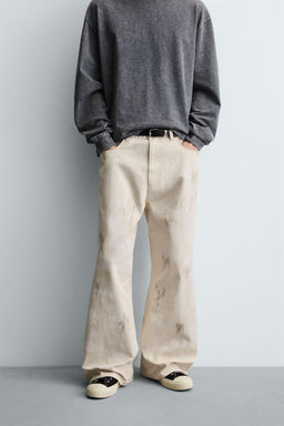 ABSTRACT PRINT TEXTURED TROUSERS - Zara фото 2
