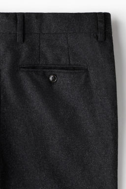 Slim Fit Wool-blend trousers - H&m фото 7