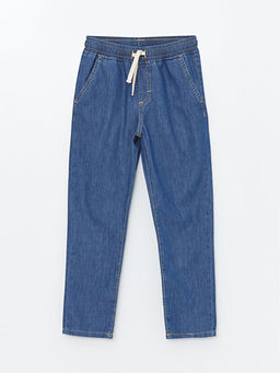 Beli Lastikli Erkek ?ocuk Jean Pantolon