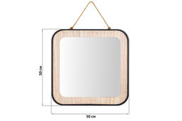 Зеркало настенное 50*50*2,5 см, квадратное - Elan gallery фото 2