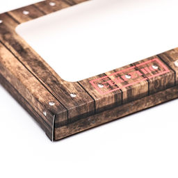 Цена за 5 шт. Подарочная коробка под плитку шоколада, с окном Стратегический запас, 17?8?1.4 см