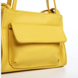 Сумка-тоут на молнии, цвет жёлтый - Simaland фото 4