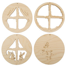 Заготовка для декорирования Mr. Carving ВД-1244 3Д раскраска Зимняя фанера 15 х 15 х 0.3 см  фото 3