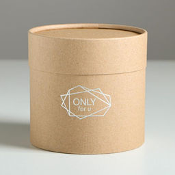 Набор шляпных коробок из крафта 2 в 1 Only for you, 12 х 12, 15 х 15 см - Дарите счастье фото 3