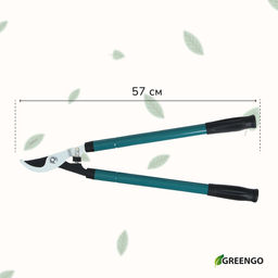 Сучкорез плоскостной, 22.533 (5784 см), телескопический, с резиновыми ручками, Greengo  фото 4