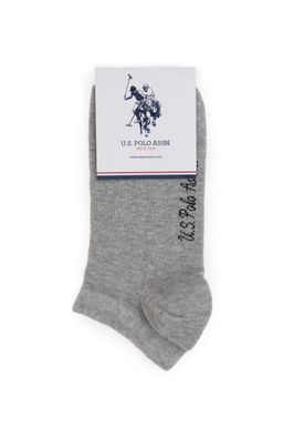 Kad_n Gri Melanj Patik _orap Sepette S_rpriz _ndirim - U.s. polo assn фото 4