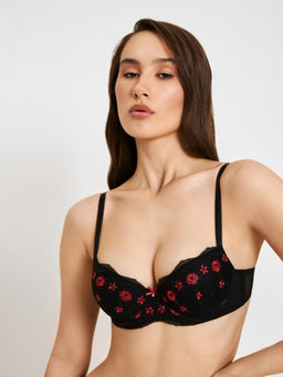 31204111238 Бюстгальтер T-Shirt жен. Longina черный - Infinity Lingerie фото 2