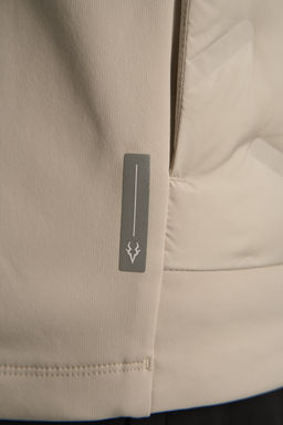 Жилет утепленный комбинированный Бежевый ANTA RUNNING Fleece Vest