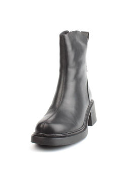 04-M3-L806 BLACK Ботинки зимние женские (натуральная кожа, натуральный мех)