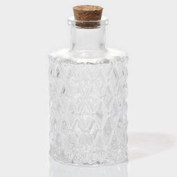 Набор баночек для специй Доляна «Парфе», 130 мл, 11.5×5.5 см, с пробковой крышкой, 12 шт., стекло