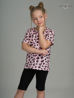 Костюм Актив нежный леопард-черный - Sovalina фото 14