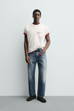 SLOGAN PRINT POCKET T-SHIRT - Zara фото 8