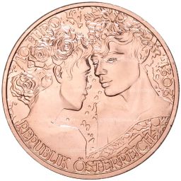 Монета 10 евро 2021 года Австрия Язык цветов Роза