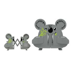 Подставка для книг и учебников арт.54107/ 10 КОАЛА (28.6x7x23.5 см, АБС-пластик, количество углов на