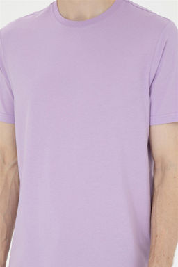 Мужская сиреневая базовая футболка - U.s. polo assn фото 6