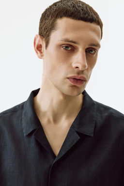 Camisa resort de lino Relaxed Fit - H&m фото 8