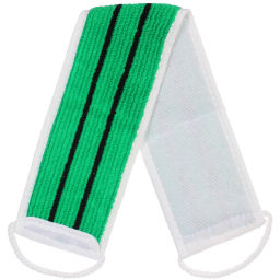 Цена за 3 шт. Мочалка для тела "ULTRAMARINE VOLNA", комбинированная, цвет как на фото, 59*10см (зип пакет и наклейка Ultramarine)