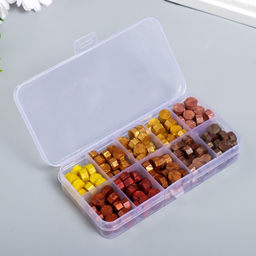 Набор сургуча «Оттенки золотого», перламутр, 10 цветов, 12.7×6.5×2 см