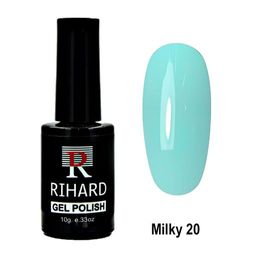 N20 Rihard Milky Gel Polish Гель-лак - коллекция пудровых оттенков, 10 мл